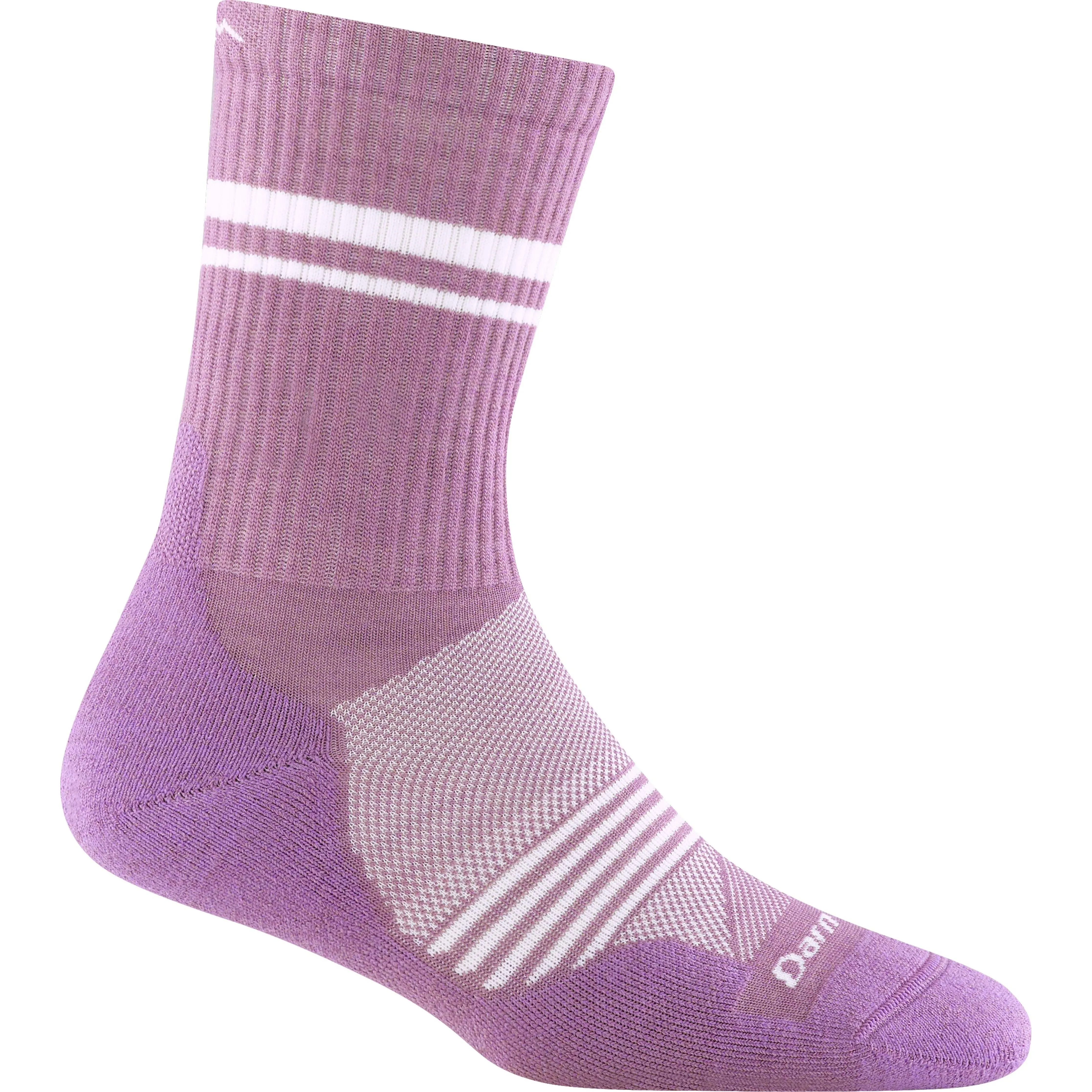 Darn Tough Women's Element Micro Crew Lightweight Running Socks, L / Violet by ...