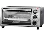 Black & Decker 4-Slice Toaster Oven - TO1313SBD