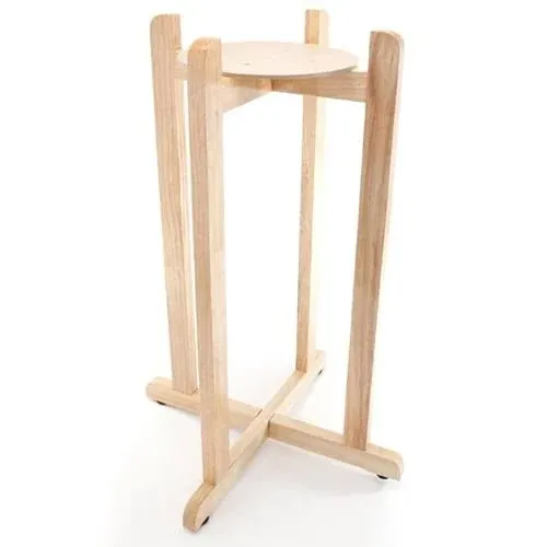 212 Main Natural Varnish Wood Floor Stand- - 27 in. for 5 gallon Water Cooler...