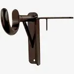 Tap Bracket As Seen On TV Bronze Steel Curtain Bracket 30 lb