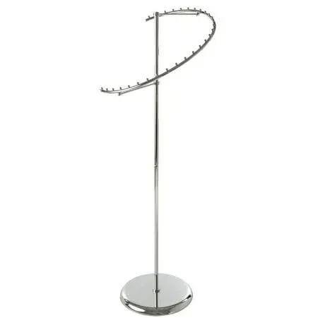 NAHANCO Spiral Costumer Accessories Rack with Ball Stops