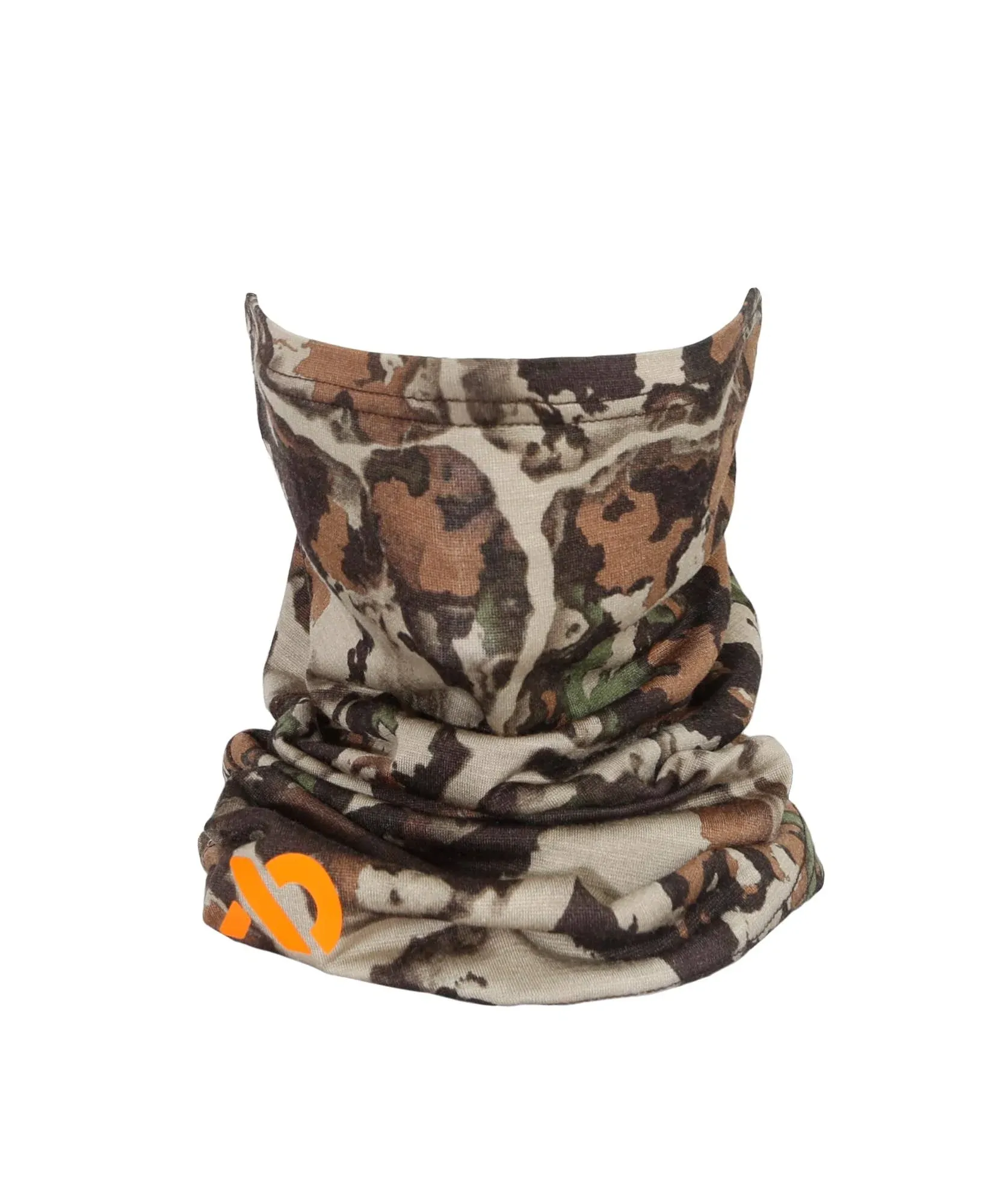 First Lite Aerowool Merino Wool Neck Gaiter - Ultralight Camo Hunting Face Mask