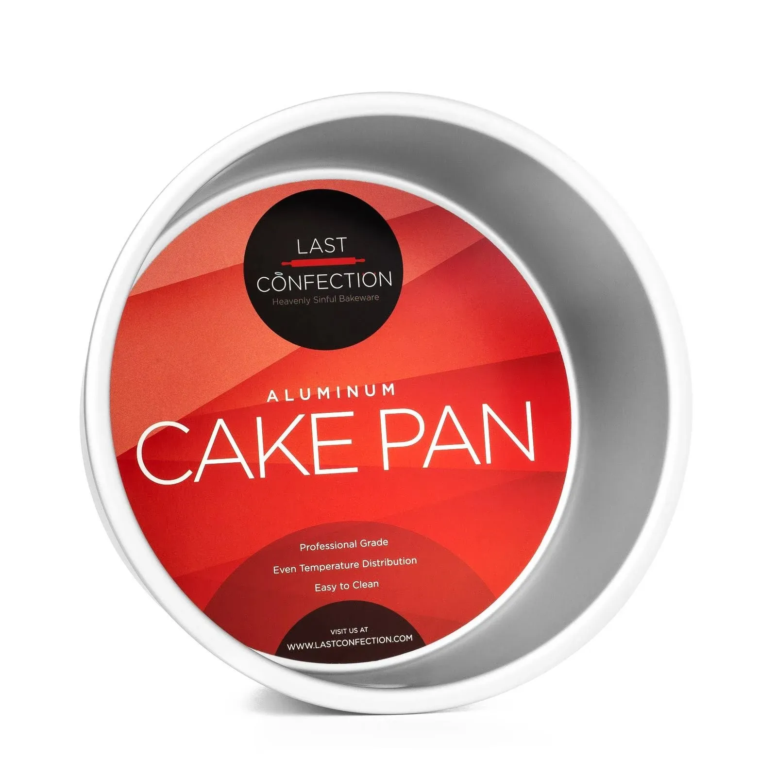 Last Confection 4" x 2" Aluminum Round Cake Pan - Professional Bakeware