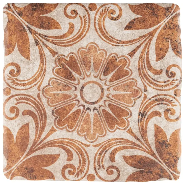 Costa Arena Decor Dahlia Ceramic Floor and Wall Tile, Beige, Tile Flooring, by Merola Tile