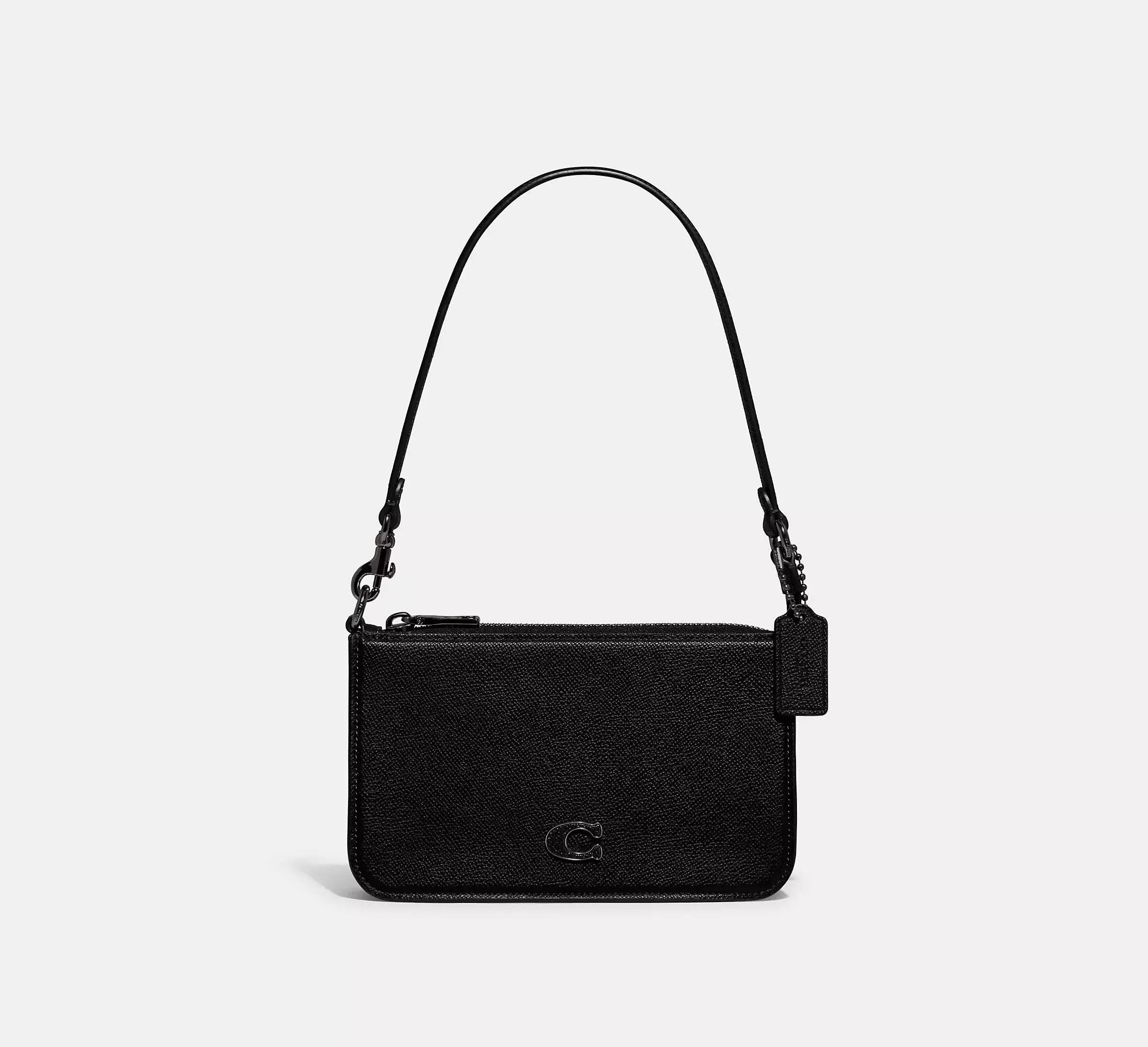 Pouch Bag - Coach - Leather - Black