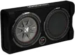 KICKER 47TRTP122 Down-Firing 12" CompRT 2-Ohm Enclosure