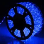 100ft Blue Led Rope Lights Outdoor String Lights Waterproof Decorative Lighting 