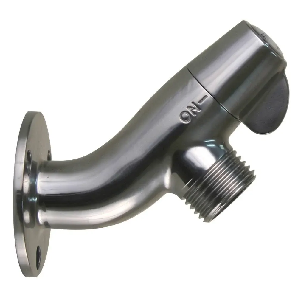 Scandvik 10175P SS Angled Washdown Spigot