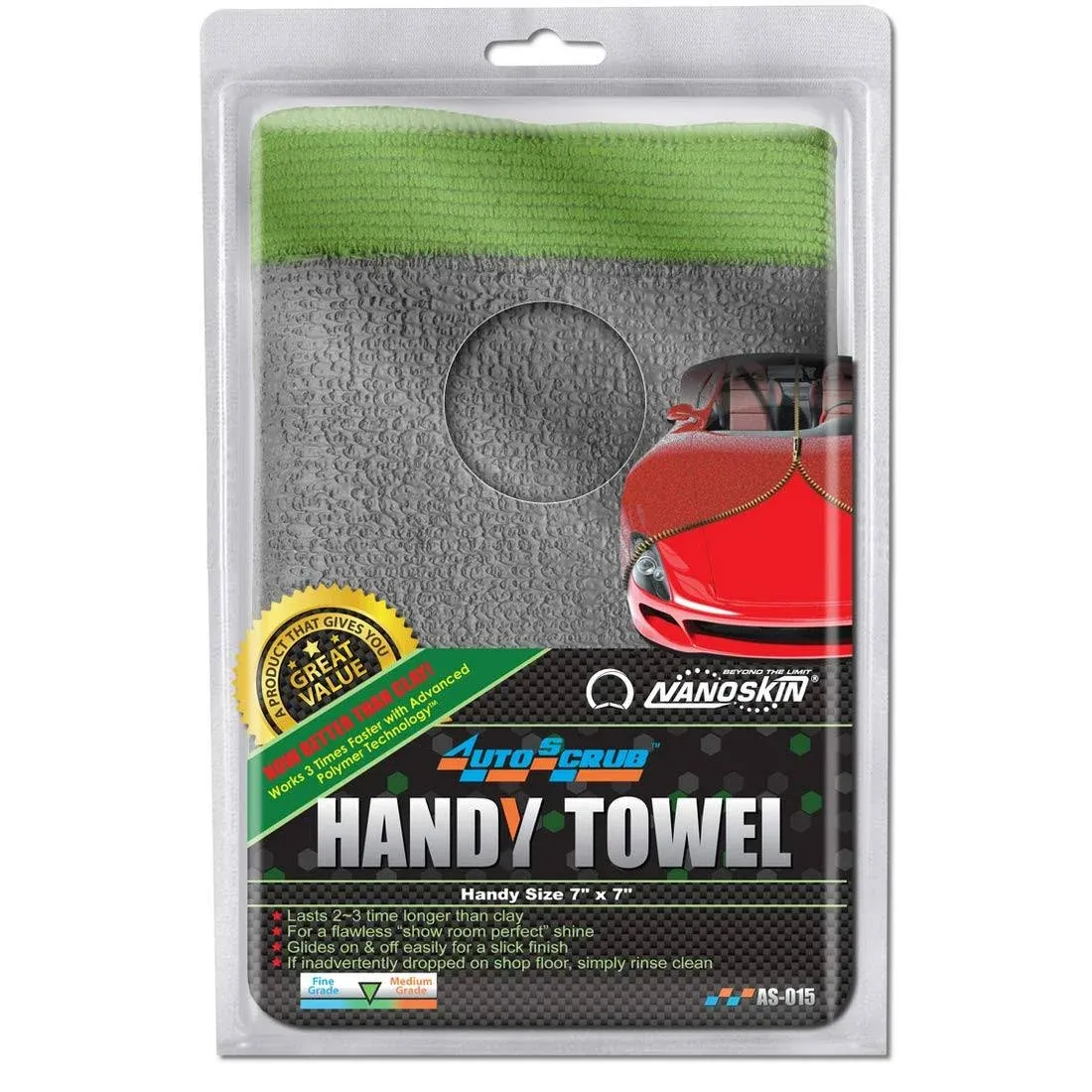 Nanoskin (AS-015) Autoscrub 7" x 7" Handy Towel