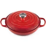 Le Creuset - 3.5 qt. Signature Braiser - Cerise