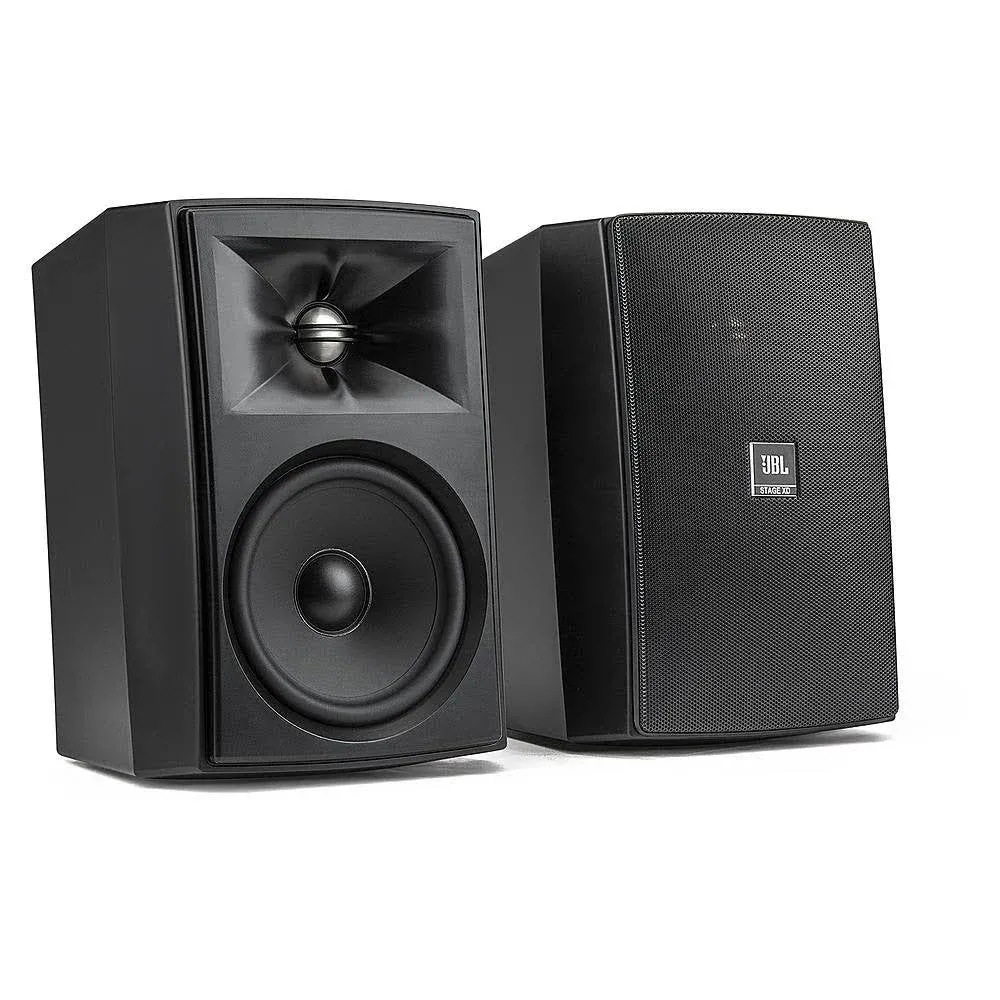 JBL - Stage XD5 5.25" 2-Way Indoor/Outdoor All-Weather Loudspeakers (Pair) - Black