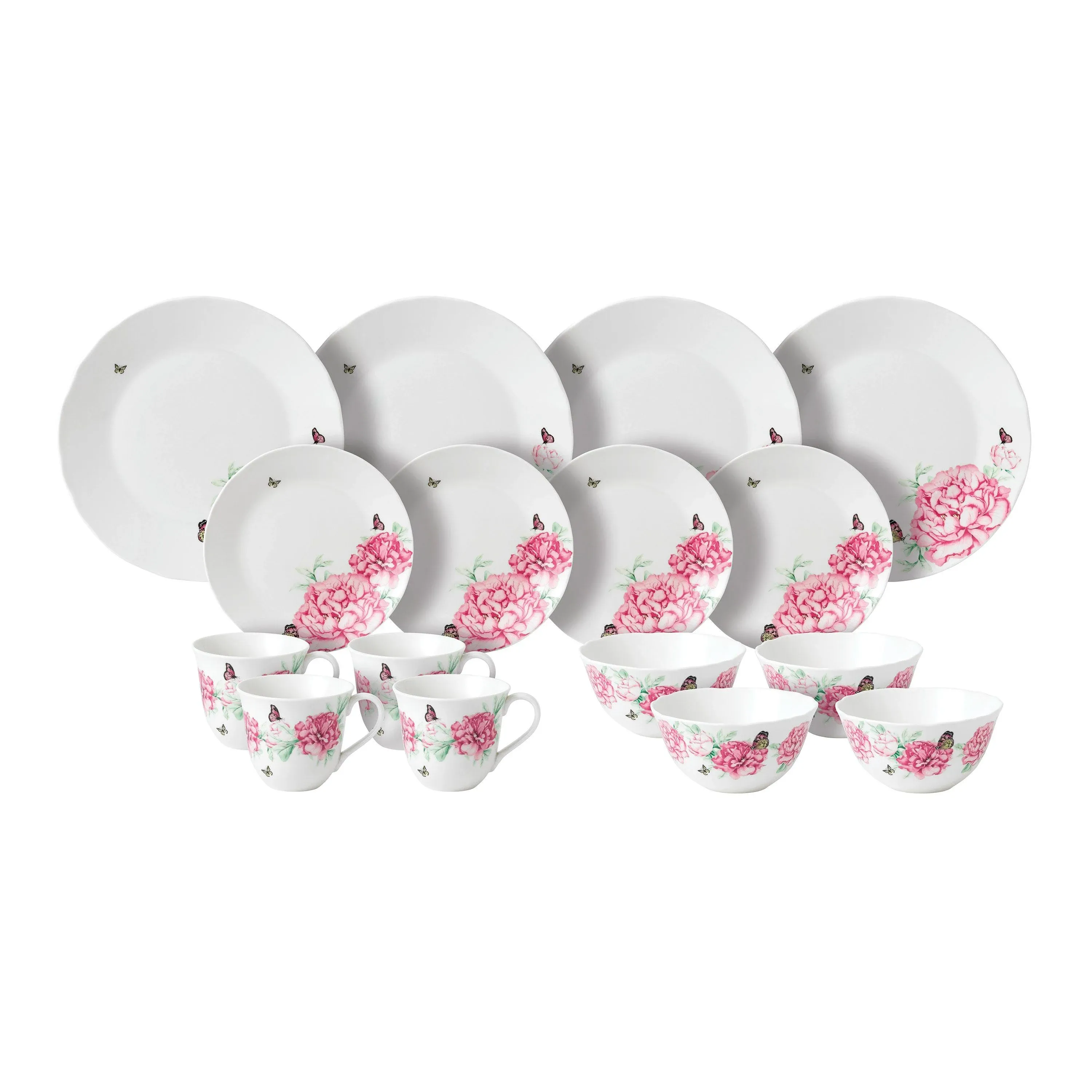 Miranda Kerr Everyday Friendship 16 Piece Dinnerware Set, Service For 4 In Multi