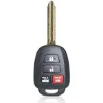 Remote Car Key Fob Fits Toyota Camry Corolla 2014 2015 2016 2017-2019 Buttons