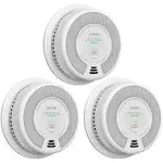 X-Sense 2-in-1 Smoke and Carbon Monoxide Detector Alarm (Not Hardwired), 10-Year Battery-Operated Dual Sensor Fire & Co Alarm, Sc06, 3-Pack