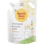 Burt's Bees Baby Shampoo & Body Wash Original Scent Refill 33.8 fl oz