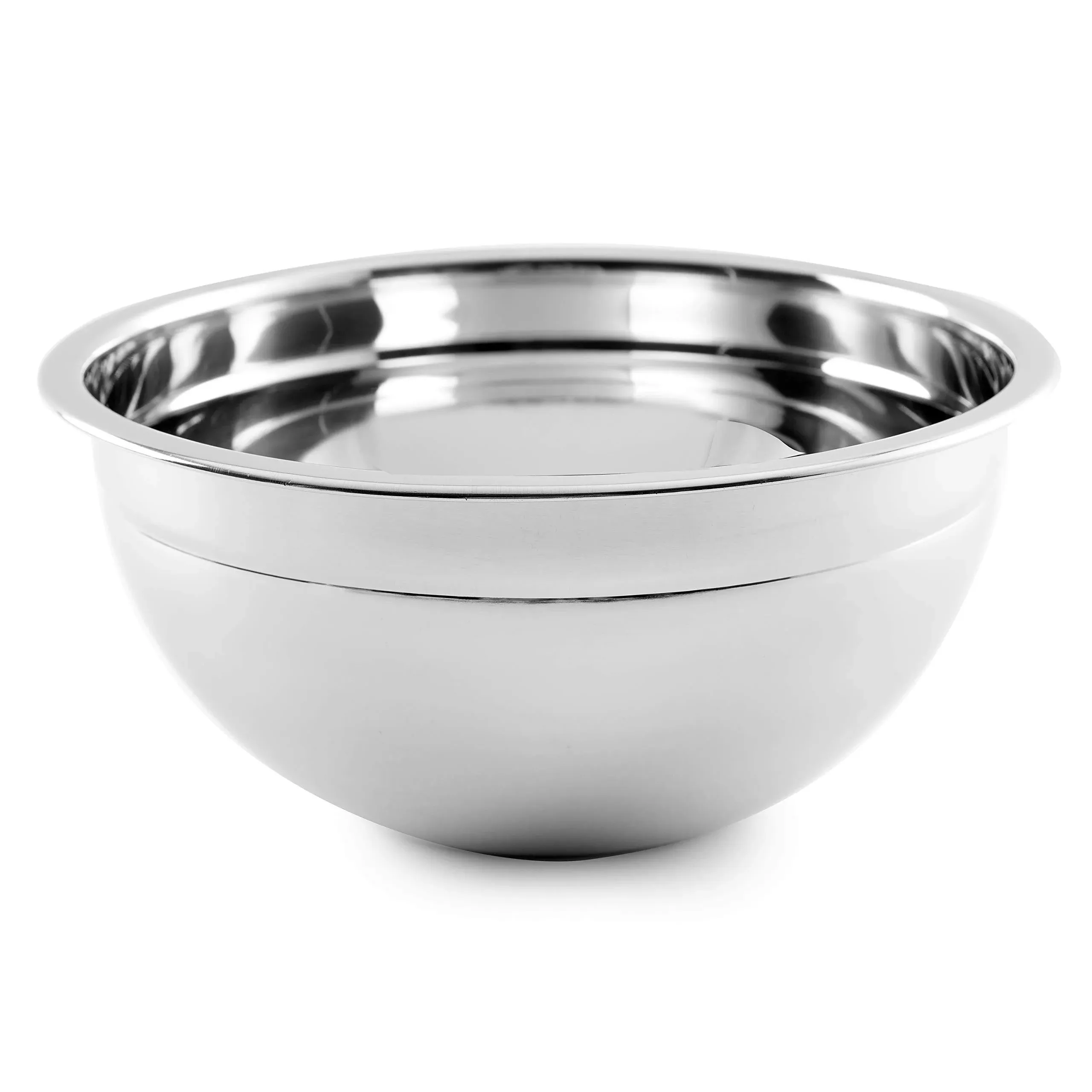 Norpro Stainless Steel Bowl, 8-Quart, Silver