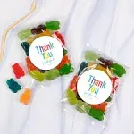 24ct Thank You Candy Favors with Gummi Bears (24 Pack) - Employee Appreciation