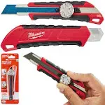 Milwaukee 48-22-1961 18mm Snap Off Knife, Metal Lock, Precision Blade