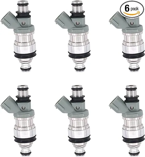 NewYall Pack of 6 Fuel Injector for Toyota Camry 3.0L 1992-1993, Tacoma/T100/4Runner 3.4L 1995-1998, Lexus ES300 3.0L 1992-1993