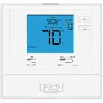 PRO1 IAQ T721  2 Stages, 18 to 30VAC, wall, White Non Programmable Thermostat