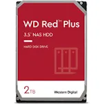 WD 2TB Red Plus 5400 RPM SATA III 6Gb/s 3.5 Internal NAS CMR Hard Drive