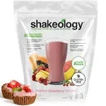 Shakeology Vegan Protein Powder - Gluten Free, Superfood Protein Shake - Helps Support Healthy Weight Loss, Lean Muscle Support, Manage Effects of Stress, Tropical Strawberry - 30 Serving Bag