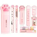 9Pcs Cute School Supplies, Cute Stationery,Val<wbr/>entines Day Gifts for Kids,Incl...