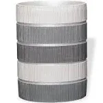 Popular Bath Modern Line Waste Basket Grey