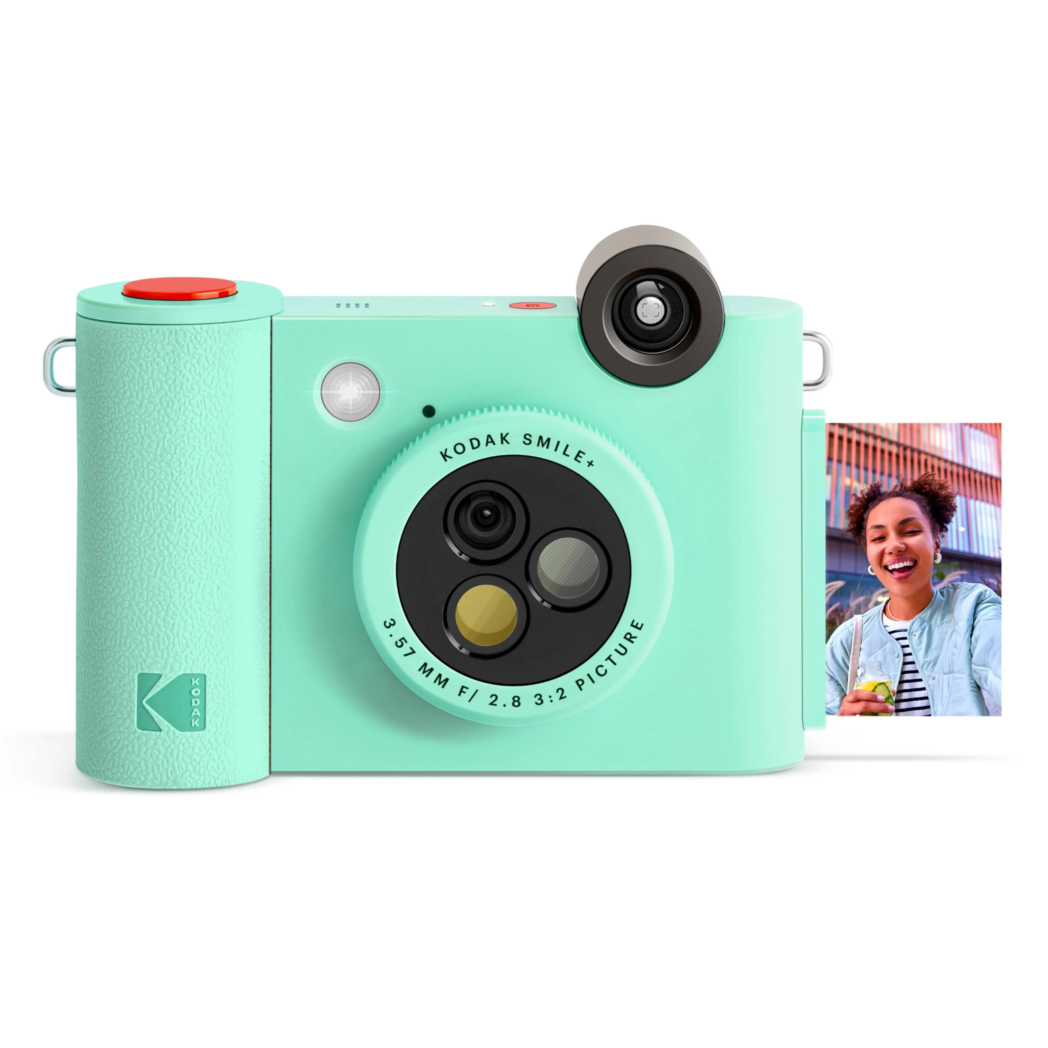 Kodak Smile+ Wireless 2x3 Digital Instant Print Camera with Effect Lenses & Zink Technology - Green