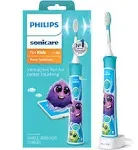 Philips Sonicare for Kids Bluetooth Connected Rechargeable Toothbrush -Turquoise