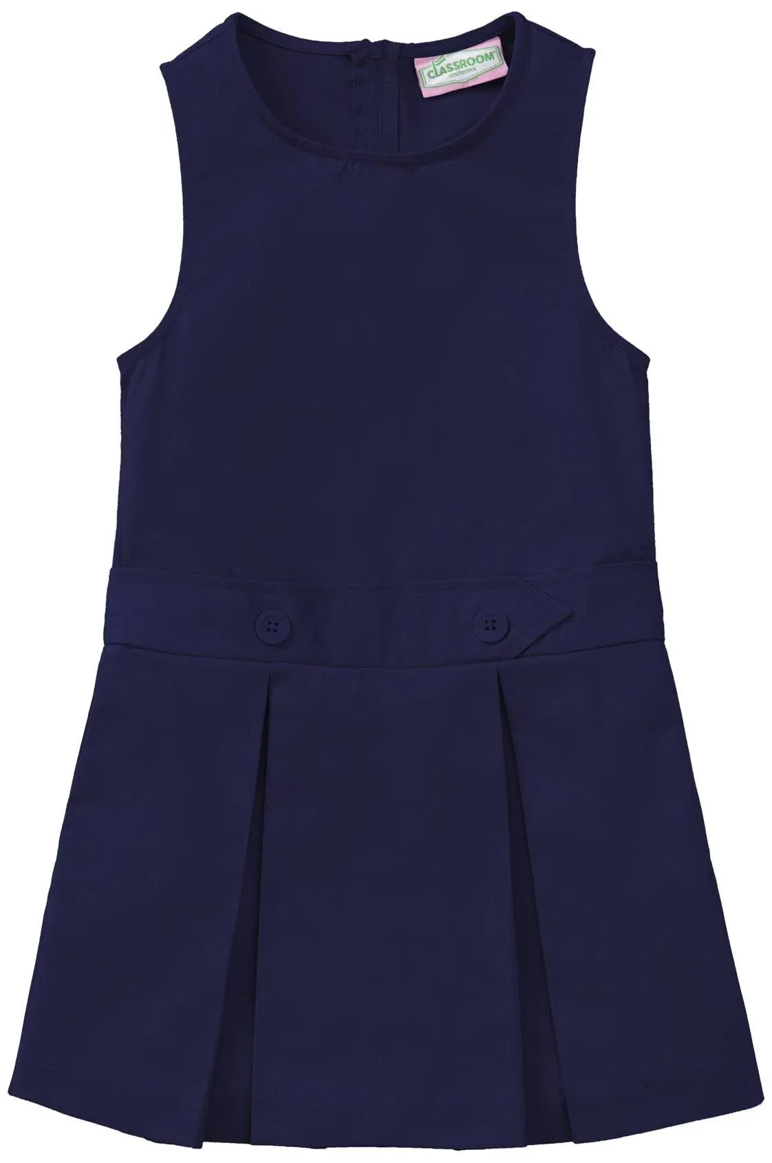 CLASSROOM Girls' Uniform Kick Pleat Printed Jumper