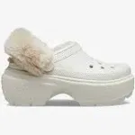 Crocs Off-White Stomp Lined Clogs