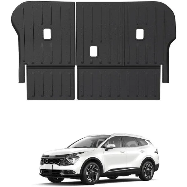 Backrest Mats for Kia Sportage 2023 2024 2025 Accessories Gas & Hybrid (Not Fit Plug-in Hybrid), All Weather TPE Seat Back Covers 2PCS