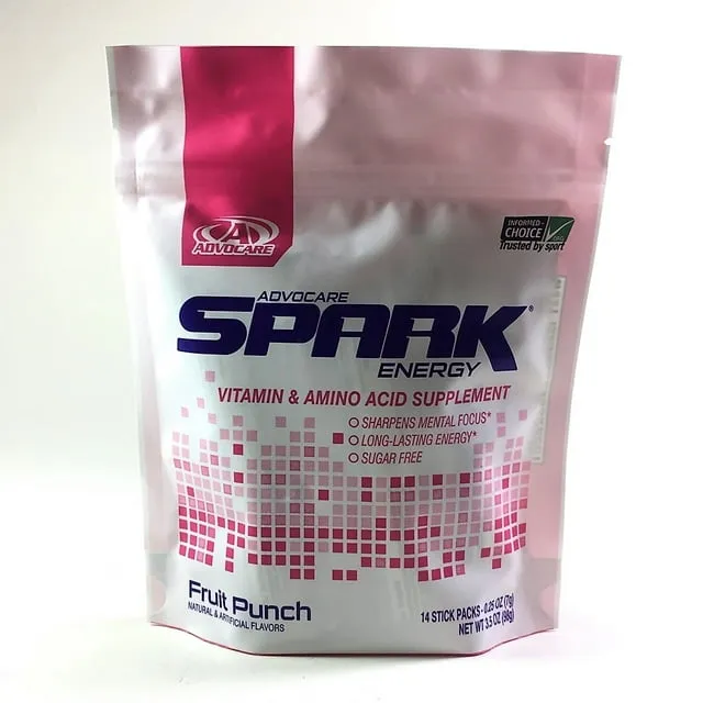 AdvoCare Spark Vitamin & Amino Acid Supplement Focus & Energy Supplement Mix