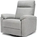 Davinci Suzy Swivel Recliner in Frost Grey, GREENGUARD Gold & CertiPUR-US® CertifiedDavinci Suzy Swivel Recliner in Frost Grey, GREENGUARD Gold & CertiPUR-US® Certified