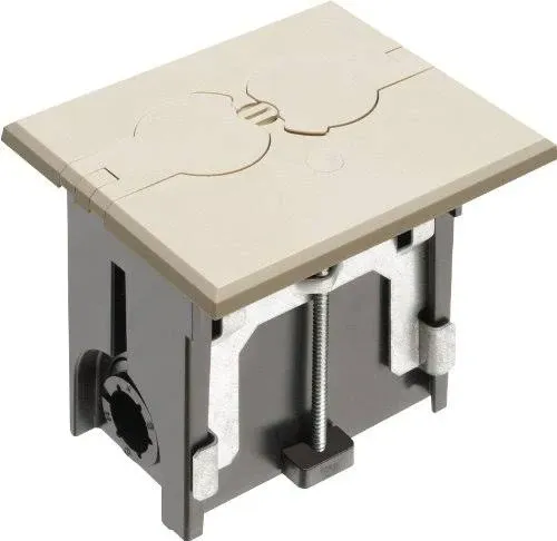 Arlington FLBAF101 Adjustable Floor Box with Flip Lids