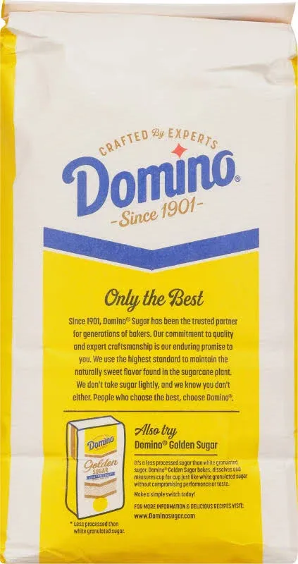 Domino® Granulated Sugar, 4 lb Bag of Premium Pure Cane Domino® Sugar (Pack of 2)