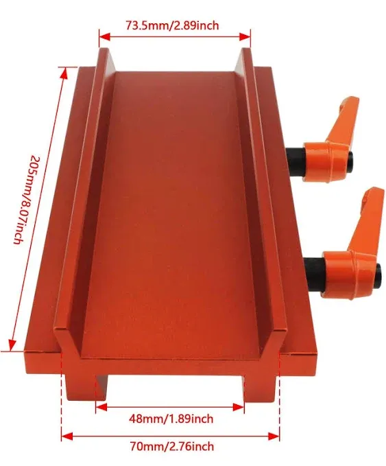 Astromania Wide-to-Narrow Dovetail Adapter Plate - Adaptor Dovetail Clamp from Losmandy to Vixen Level