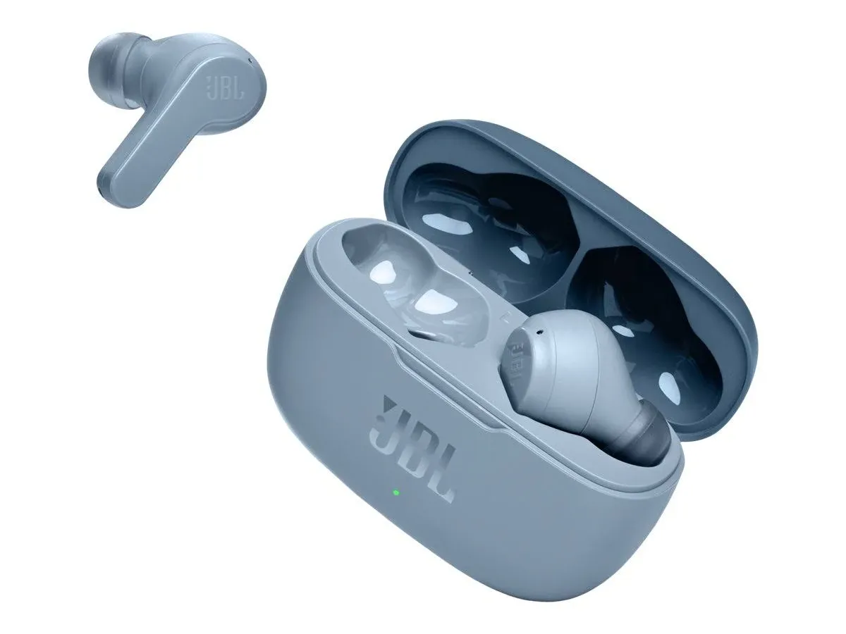 JBL Vibe 200 TWS True Wireless In-Ear Earbuds - Blue JBLV200TWSBLUA<wbr/>M