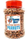 Toffee Boy's Butter Toffee Peanuts - 45 Oz Jar - Family Recipe, Fresh and Hand Cooked, Gluten Free, Real Ingredients, No Preservatives, The PERFECT Holiday Gift