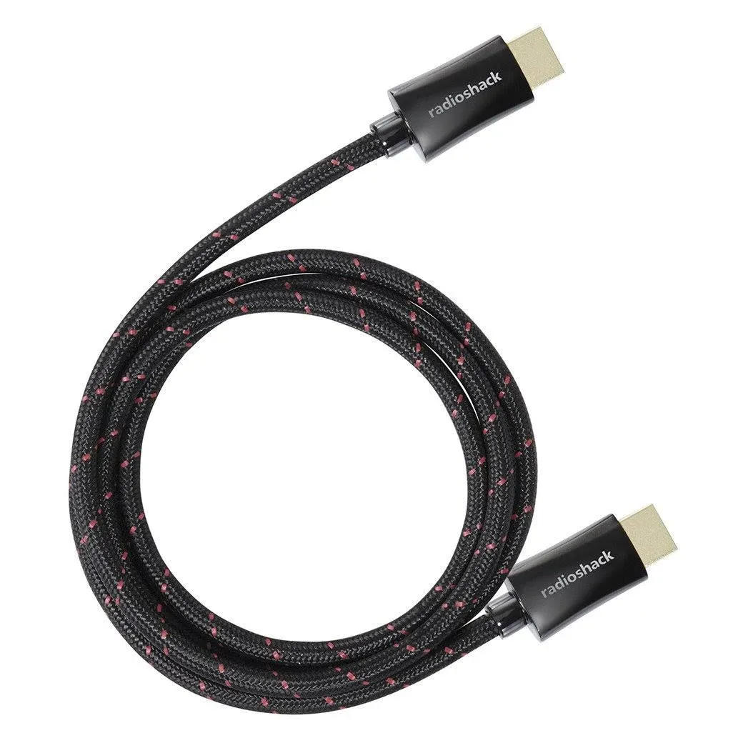 RadioShack Braided - 6ft HDMI Cable - Ethernet, 4K High Speed