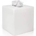 bUnusual White Tissue Box Cover - Modern Tissue Holder, Lacquer High Gloss Finish ...