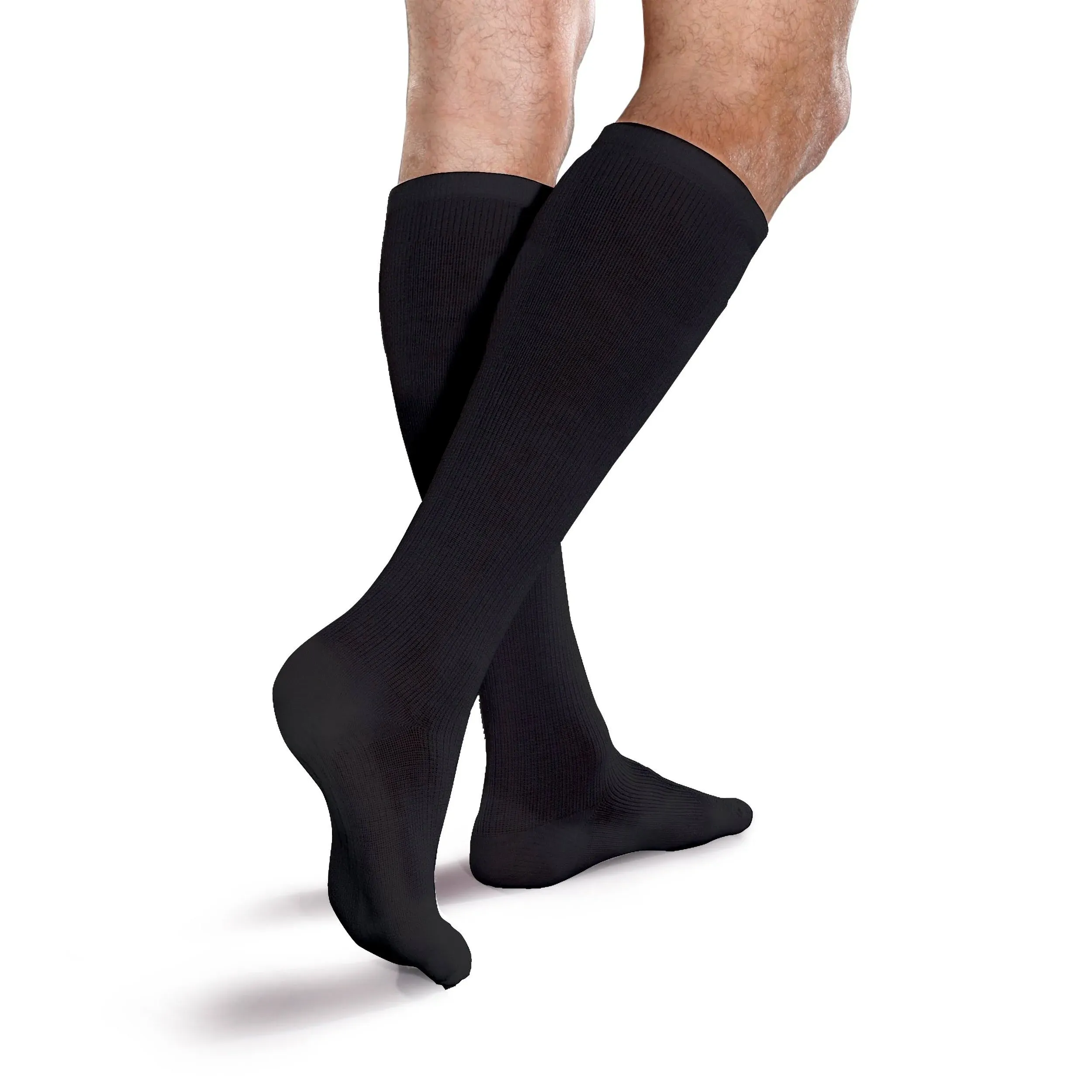 Core-Spun Cushioned 20-30mmHg Moderate Graduated Compression Support Knee High Socks