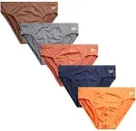 Reebok Men's Low Rise Briefs - 5 Pack Silky Touch Performance Underwear Briefs for Men, Tagless for Your Comfort (Size: S-XL)