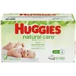 Huggies Natural Care Sensitive Unscented Baby Wipes (Select Count)