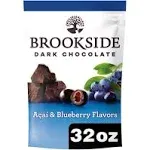 BROOKSIDE DARK CHOCOLATE ACAI BLUEBERRY 32-Ounce