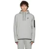 Shop Nike Sportswear Tech Fleece Hoodie In Dark Gray Heather