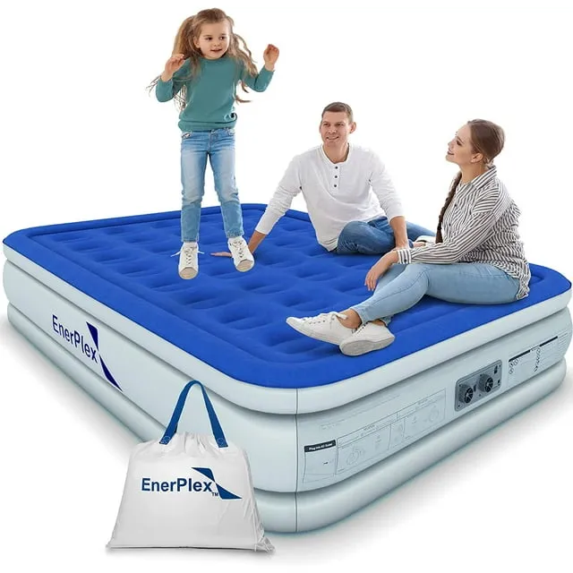  Air Mattress with Built-in Pump - Double Height Inflatable Queen 13 Inch