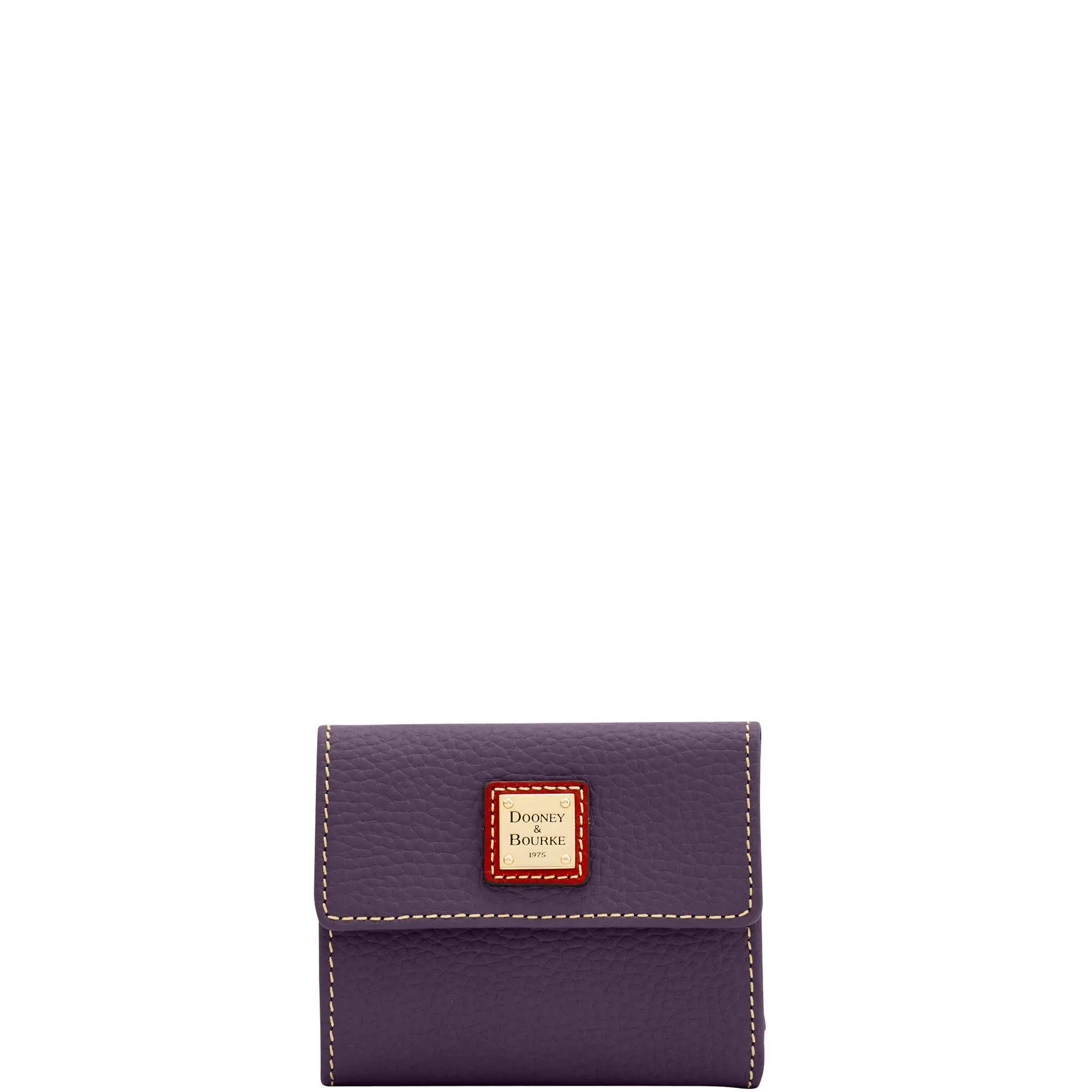 Dooney & Bourke Pebble Grain Small Flap Credit Card Wallet